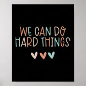 Kann harte Dinge lehren zurück zur Schule Poster (Vorne)