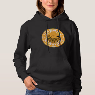 Kann heute arbeiten mein Arm ist in einem gegossen Hoodie