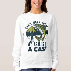 Kann heute meinen Arm nicht in einem Guss arbeiten Sweatshirt