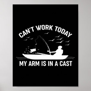 Kann heute nicht arbeiten, mein Arm ist beim Angel Poster