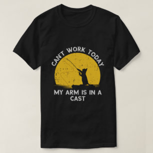 Kann heute nicht arbeiten, mein Arm ist in einem G T-Shirt