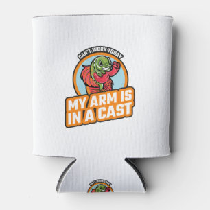 Kann heute nicht arbeiten, mein Arm ist in Gips Dosenkühler