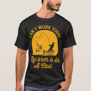 Kann heute nicht arbeiten, mein Arm ist in Gips, P T-Shirt