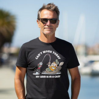 Kann heute nicht mehr arbeiten, mein Arm ist in ei T-Shirt