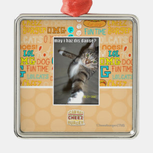 kann I haz DIS tanzen? Ornament Aus Metall