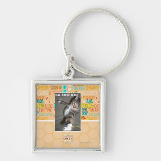 kann I haz DIS tanzen? Schlüsselanhänger (Vorne)