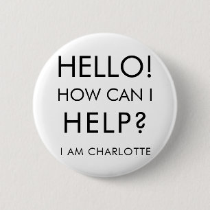 Kann ich bei der Charity-Event-Volunteer White Cus Button