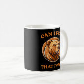 Kann ich das Hund Funny Dawg Bear Meme Camping Kaffeetasse (VorderseiteRechts)