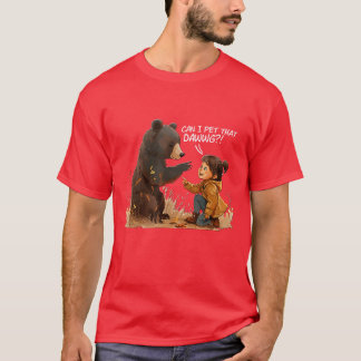 Kann ich Dawg hätscheln Haustier Hund Meme lustig T-Shirt