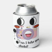 Kann ich dein Foto mitnehmen? Kunst der Kamera Dosenkühler (Kanne Vorderseite)