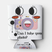 Kann ich dein Foto mitnehmen? Kunst der Kamera Dosenkühler (Rückseite)