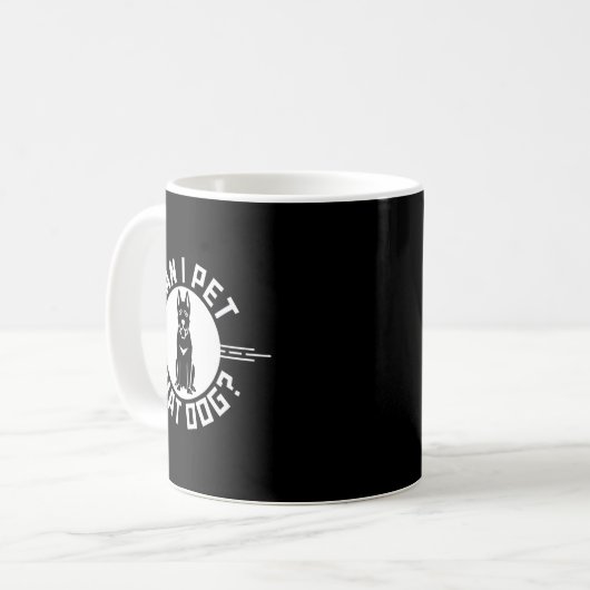 Kann ich den Hund, der sich lustig macht, über 1 h Kaffeetasse (Vorderseite Links)