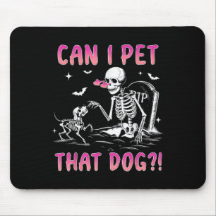 Kann ich den Hund Funny Skelett Hund über Schwimme Mousepad