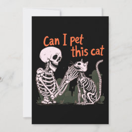 Kann ich diese Katze essen? Design für Funny Cat L Einladung