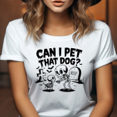 Kann ich diesen Hund Funny Skeleton Gothic Hallowe Tri-Blend Shirt