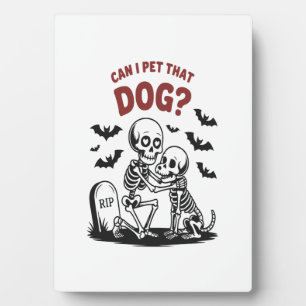 Kann ich diesen Hund Halloween essen? Fotoplatte