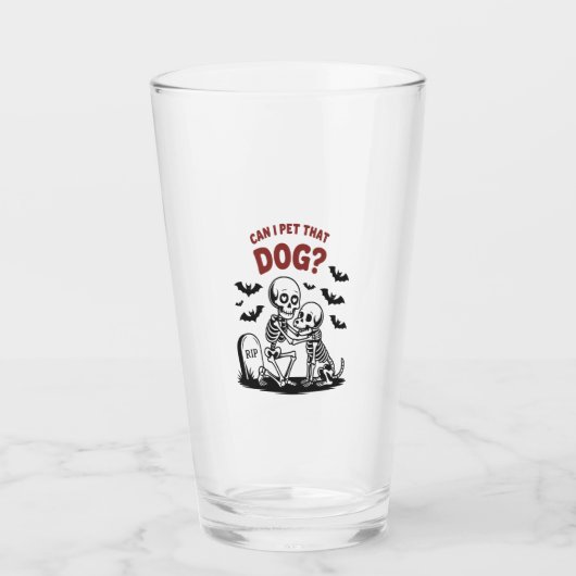 Kann ich diesen Hund Halloween essen? Glas (Vorderseite)