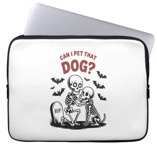 Kann ich diesen Hund Halloween essen? Laptopschutzhülle (Vorderseite)