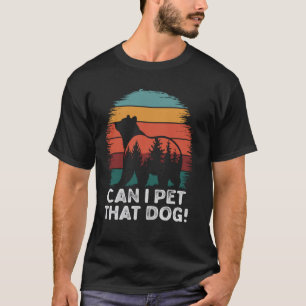 Kann ich diesen Hund streicheln Bär Lustig Wandern T-Shirt