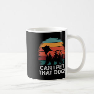Kann ich diesen Hund streicheln Bär Lustiger Wande Kaffeetasse