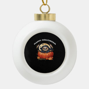 Kann ich diesen Hund streicheln lustiges Faultier  Keramik Kugel-Ornament