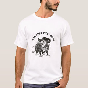 Kann ich diesen Hund streicheln Meme Lustiges Opos T-Shirt