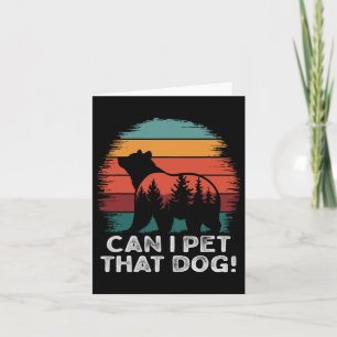 Kann ich diesen Hund zum sonnigen Wandern Camping  Karte