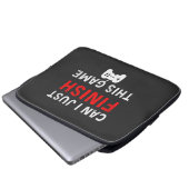 Kann ich dieses Spiel beenden, Funny Gamer Zitat? Laptopschutzhülle (Vorne Knopf)
