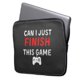 Kann ich dieses Spiel beenden, Funny Gamer Zitat? Laptopschutzhülle (Vorderseite Links)