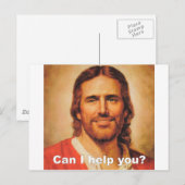 Kann ich dir helfen? postkarte (Vorne/Hinten)