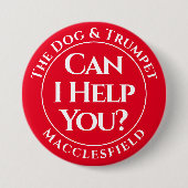 Kann ich dir helfen? Schaltfläche Abzeichen Button (Vorderseite)