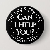 Kann ich dir helfen? Schaltfläche Abzeichen Button (Vorderseite)