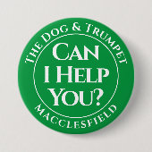 Kann ich dir helfen? Schaltfläche Abzeichen Button (Vorderseite)