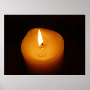 Kann ich durch Kerzen-Licht dorthin kommen - Druck Poster
