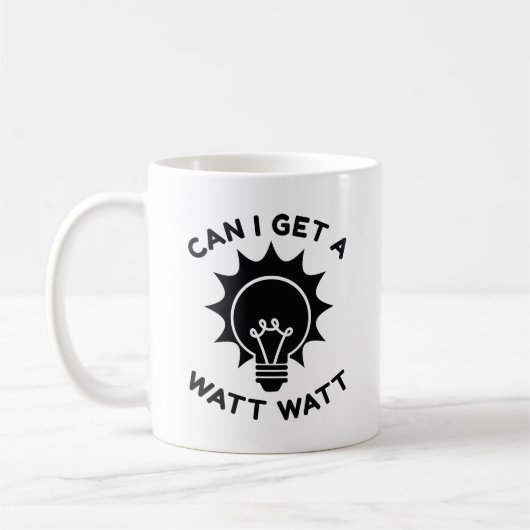 Kann ich ein Watt bekommen? Kaffeetasse (Links)