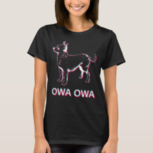 Kann ich eine Owa Owa Chihuahua Social Media Niedl T-Shirt