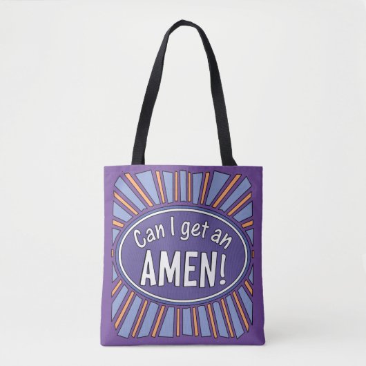 Kann ich einen AMEN bekommen? Tasche (Vorderseite)