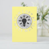 Kann ich einen Watt Funny Liebhaber Elektroingenie Dankeskarte (Stehend Vorderseite)