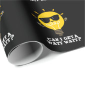 Kann ich einen Watt-Watt-Funny Science Puff Dark B Geschenkpapier (Rolleneckpunkt)