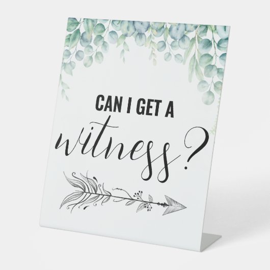 Kann ich einen Witzbold für Eukalyptus bekommen? Sockelschild (Vorderseite)