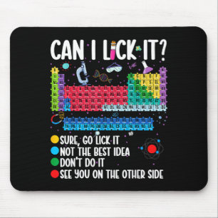 Kann ich es ablecken Periodensystem Lustige Wissen Mousepad