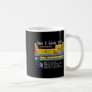 Kann ich es ablecken Periodensystem Lustiger Wisse Kaffeetasse