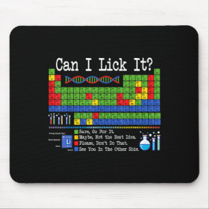 Kann ich es ablecken Periodensystem Lustiger Wisse Mousepad