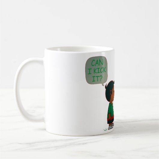 Kann ich es geklatschen? wesentlich kaffeetasse (Links)