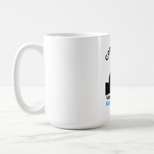 Kann ich es Kamala Harris 2024 T - Shirt Kaffeetasse (Links)