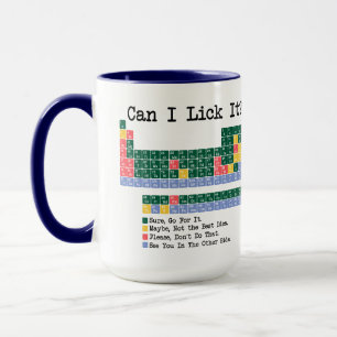 Kann ich es lecken Chemie Periodensystem–Lustige W Tasse