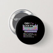 Kann ich es lecken Periodensystem Kinder Wissensch Button (Vorne & Hinten)