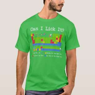 Kann ich es lustig lecken Periodensystem Wissensch T-Shirt