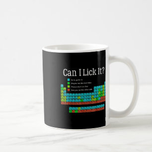 Kann ich es lustig zurück zur Schule Periodensyste Kaffeetasse