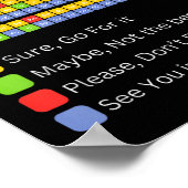 Kann ich es mir regelmäßig vorstellen, Schüler zu  Poster (Ecke)